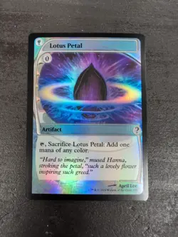 Lotus Petal (Future Sight) Mystery Booster 2 Foil MTG Magic The Gathering MINT - Image 1