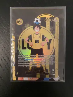 One Piece x BVB Borussia Dortmund Promo Card Monkey D. Luffy St13-003 - Sealed - Image 1