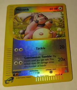 Pokemon TCG Aquapolis Miltank 94/147 Reverse Holo Card 2002 Played Vintage - Image 2