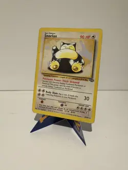 Pokemon WOTC Card - Snorlax - Jungle Set - Non-Holo Rare - 27/64 - MP - Image 1