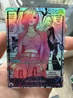 One Piece Vinsmoke Reiju OP06-042 Deck Core cards with custom leader and deckbox - Image 1