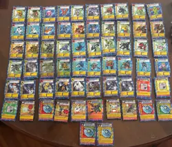 Digimon Digi-Battle First Edition Near Complete Set Plus Extras Cards (st-01-62) - Image 1