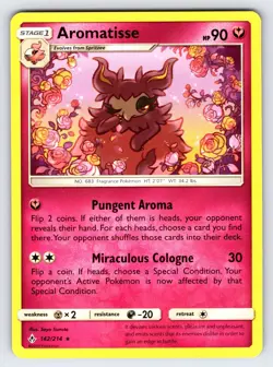 Aromatisse 142/214 2019 S&M Unbroken Bonds Pokemon Card TCG Rare - Nm/Vlp - Image 1