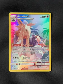 Stoutland 248/236 Secret Pokemon Card SM Cosmic Eclipse Holo NM - Image 4