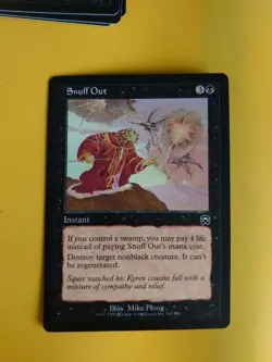 Snuff Out. Instant . Mercadian Masques Magic the Gathering Card - Image 1