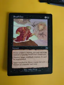 Snuff Out. Instant . Mercadian Masques Magic the Gathering Card - Image 2