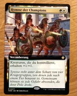 MTG Magic: Hymne der Champions / Anthem of Champions, Full Art, DEUTSCH - Image 1