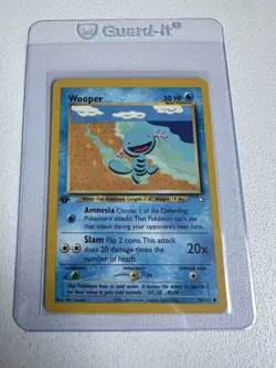 Wooper 82/111 Neo Genesis 1st Edition WOTC Vintage Pokemon - Image 1