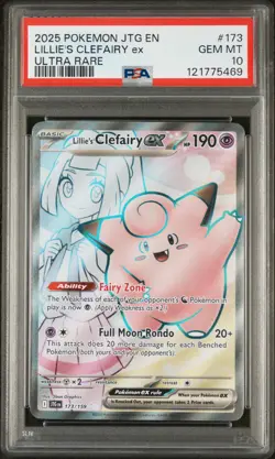 2025 Pokemon JTG EN Lilie's Clefairy ex - Image 1