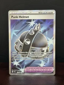 Punk Helmet 121/094 Pokemon TCG Me02: Phantasmal Flames Trainer Full Art (MINT) - Image 1