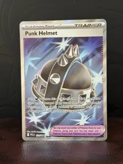 Punk Helmet 121/094 Pokemon TCG Me02: Phantasmal Flames Trainer Full Art (MINT) - Image 2