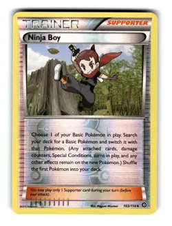 Pokemon XY Steam Siege Ninja Boy 103/114 Reverse Holo - Image 1