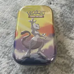 Pokemon TCG Mewtwo Kanto Power Mini Tin - New & Sealed. - Image 1