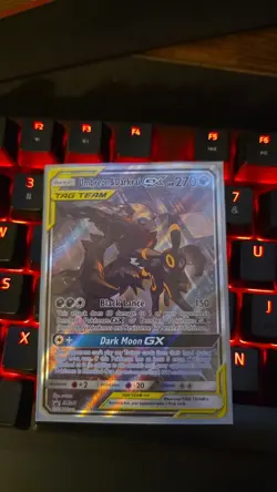 Pokemon TCG Umbreon and Darkrai GX SM241 Tag Team Promo S&M LP mint - Image 1