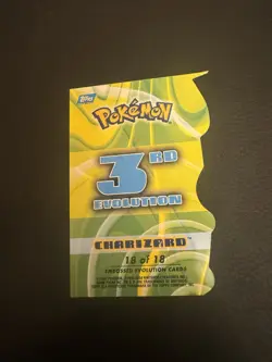 Charizard Topps Pokemon Advanced Challenge Embossed Evolution Die Cut 18 Of 18 - Image 4