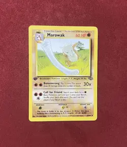 Pokemon - Marowak - 39/64 - Jungle 1st Edition Uncommon - Excellent - Image 1