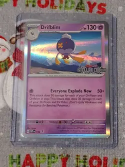 Drifblim Pokemon Stellar Crown SVP 135 Prerelease Black Star Promo NM - Image 1