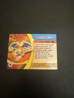 2004 Topps Pokemon Advanced Challenge # 16 Foil Charizard - Image 4