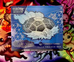Pokemon Center (PKC) Stellar Crown (SCR) Elite Trainer Box (ETB) Brand New - Image 1