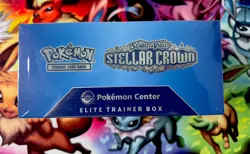 Pokemon Center (PKC) Stellar Crown (SCR) Elite Trainer Box (ETB) Brand New - Image 4