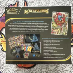 Pokemon Center Pokemon TCG Mega Evolution ETB Lucario - SEALED - IN HAND - Image 2