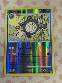 Pokemon TCG Poliwhirl 115/146 Ultra Rare Reverse Holo LP/NM - Image 1
