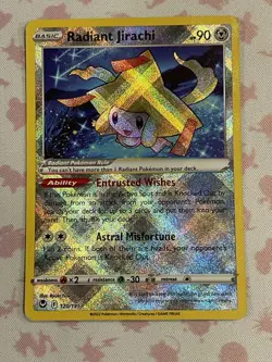 Pokemon TCG Radiant Jirachi 120/195 Ultra Rare Holo NM - Image 1