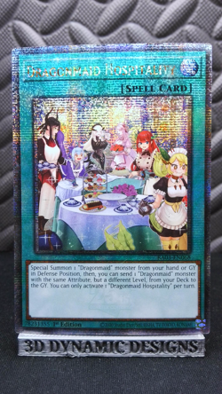 | Yugioh Dragonmaid Hospitality RA03-EN068 Quarter Century Secret Rare NM 🔥 | - Image 1