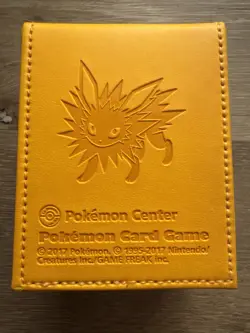 Pokemon Official Card Game Flip Deck Case Jolteon Eevee Collection - Image 4
