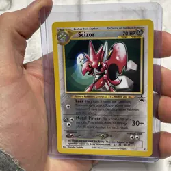 Pokemon Scizor #33 Black Star Promo Rare Vintage Pokemon Card - NM/MT Nintendo - Image 1
