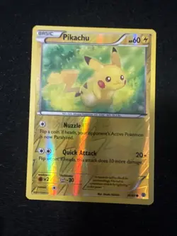 Pokemon Pikachu TCG Reverse Holo Card 26/83 Generations - Image 1