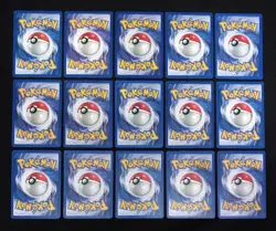 Lot Of 15 Pokemon Base Setl 2 BS2 Cards Regular Finish Commons MP Vintage - Image 2