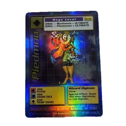 Piedmon BO-42 Light Play LP 1st Edition Digimon Digi Battle Series 1 Card 1999 - Image 1