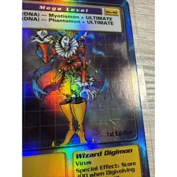 Piedmon BO-42 Light Play LP 1st Edition Digimon Digi Battle Series 1 Card 1999 - Image 2