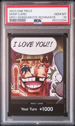 PSA 10 DON! Card Donquixote Rosinante Double Pack 2023 One Piece Card GEM MT - Image 1