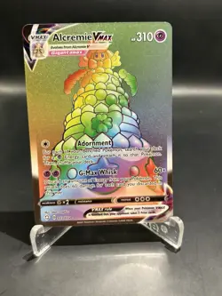 Alcremie VMAX 073/072 Shining Fates Full Art Secret Rare Holo Pokemon Card - Image 1