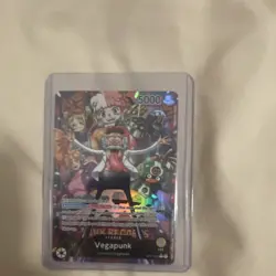 Bandai One Piece Card Game Vegapunk Leader OP07-097 Holo English 5000 Power - Image 1
