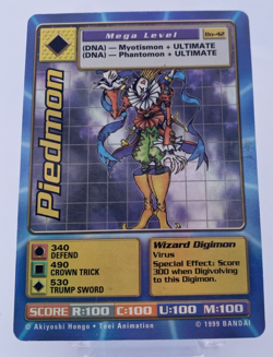 Piedmon Bandai 1999 Digimon Holo Card BO-42 - Image 1