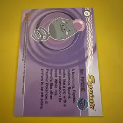 Pokemon Topps Advanced Card Spoink #79 Non-Holo - Image 2