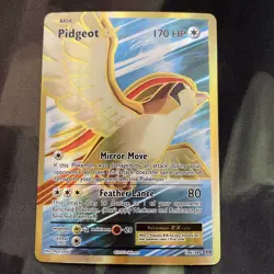 Pidgeot Ex Full Art Evolutions 104/108 Pokemon Card Full Art Normal Type - Image 1