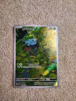Pokemon TCG - Bulbasaur 166/165 Illustration Rare Scarlet & Violet 151 NM Card - Image 1