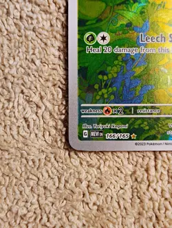 Pokemon TCG - Bulbasaur 166/165 Illustration Rare Scarlet & Violet 151 NM Card - Image 2
