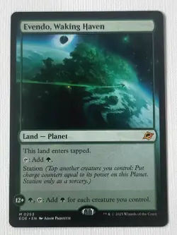 Magic The Gathering MTG: Evendo, Walking Haven - Land NF (EOE) Mythic 0253 - Image 1