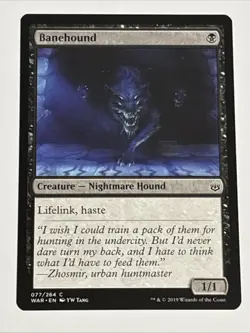MTG War of the Spark Banehound 077/264 NM - Image 1