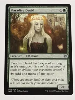 MTG War of the Spark Paradise Druid 171/264 NM - Image 1