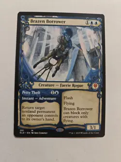 Brazen Borrower Showcase Magic: The Gathering Throne of Eldraine Mythic #281 - Image 1
