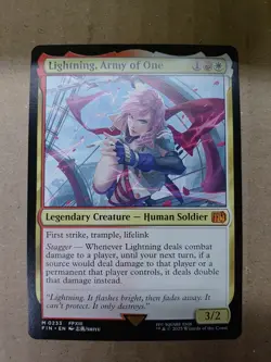 Lightning, Army of One FIN #233 Non-Foil Standard Art NM MTG - Image 1
