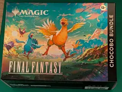 Magic The Gathering Final Fantasy Chocobo Bundle New Factory Sealed - Image 1