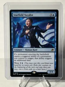 Magic The Gathering Starfield Vocalist Edge of Eternities Regular NM/M - Image 1