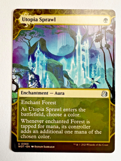 MTG: Utopia Sprawl, Wilds of Eldraine: Enchanting Tales, Uncommon - Image 1